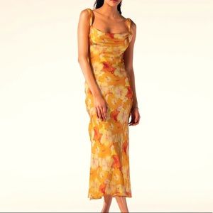 Mirae Paris Thea Orange Dress